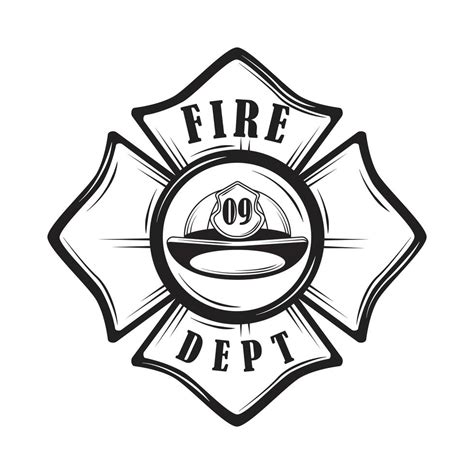 Fire Department Emblem 6101858 Vector Art At Vecteezy