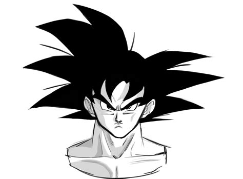 Goku Sketch Drawn By Me Rdbz