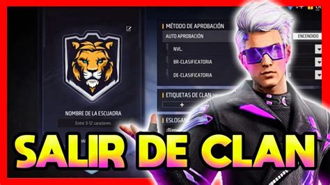 C Mo Salir De Un Clan En Free Fire Somagamer