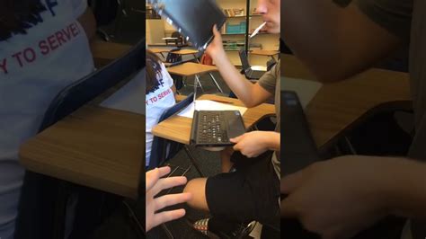 Person Asks To Borrow Other Students Broken Laptop Youtube