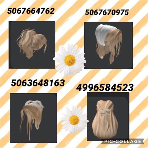 Bloxburg Blonde Hair Codes