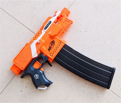 Modified Full Auto Nerf Stryfe From Pdk Films 22 Etsy