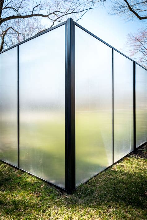 How Did You Construct The ‘glass Fence The Frost House Fence