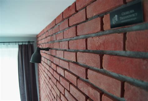 Cherry Brick Tiles Trojanowscy Brickyard Decorative Brick Wall