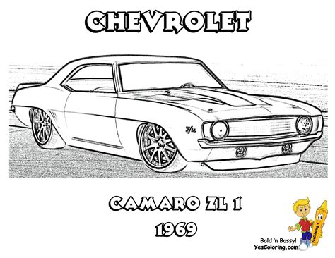 Chevrolet Camaro Coloring Pages - Coloring Home