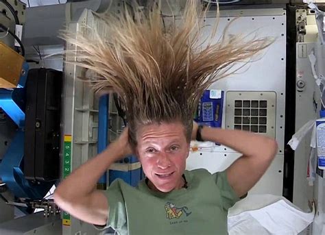 Female Astronaut Karen Nyberg Shows You How To Wash Your Hair On
