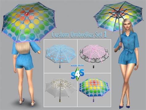 Custom Umbrellas For The Seasons By Giulietta At Sims 4 Studio The