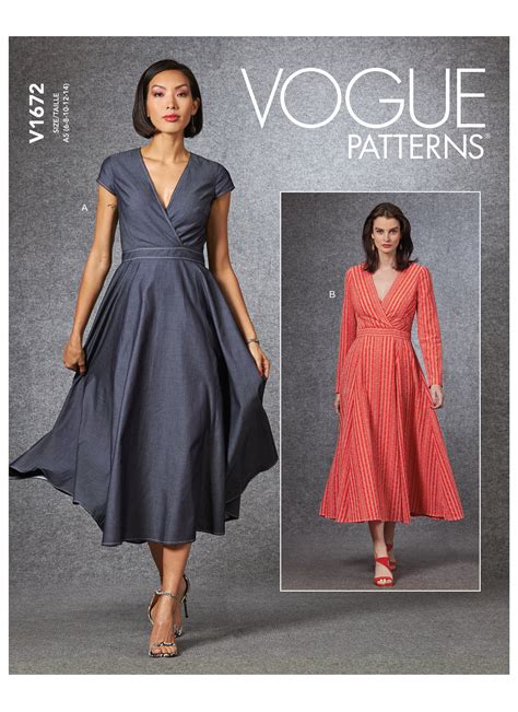 Vogue Patterns 1672 Misses Dress