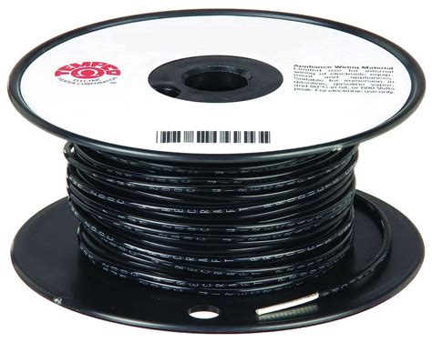 Tempco High Temp Wire Blk Ptfe 14awg 250ft High Temp And High