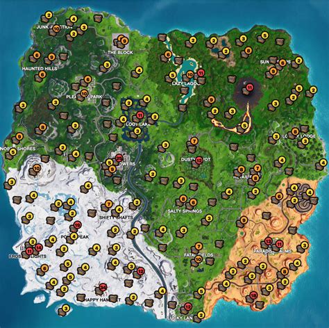 All Chest Spawn Locations Interactive Map R Fortnitebr