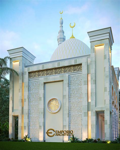 Desain Masjid Classic 2 Lantai Riyadhuul Ulum Di Jakarta