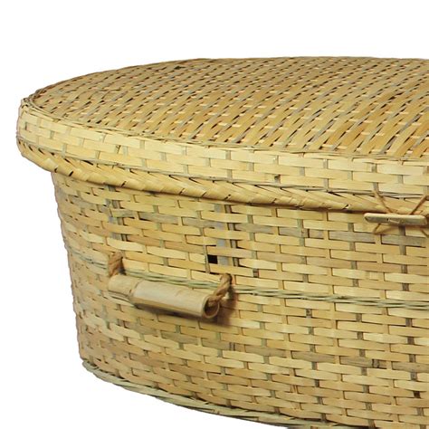 Biodegradable Casket For Burial Or Cremation In Bamboo Eco Friendly