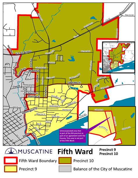 Muscatine Ward And Precinct Maps Muscatine Ia Official Website