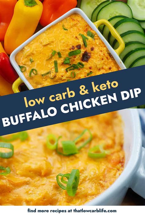 The Best Keto Buffalo Chicken Dip That Low Carb Life