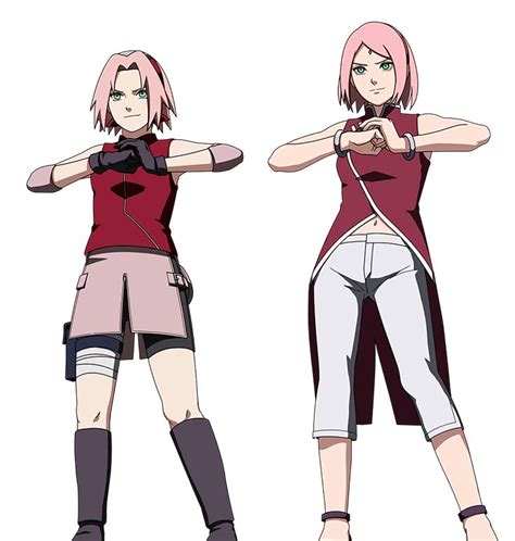 Two Anime Characters With Pink Hair And White Pants One Is Pointing At The Camera