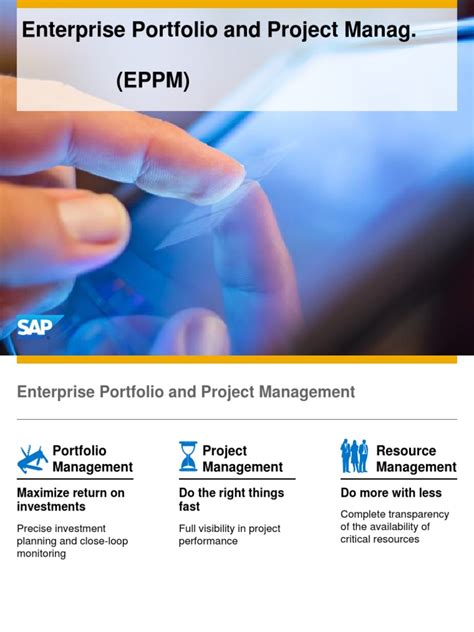 Enterprise Portfolio And Project Manag Eppm Pdf Strategic