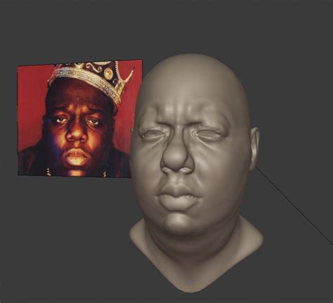 Biggie Smalls Portrait Wip Works In Progress Blender Artists Community