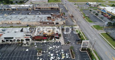 Drone Footage Of Tornado Damage In Tulsa Ok Stock Footage Ad