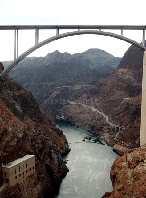 Bridge Over The Hoover Dam Stock Image Image Of Outdoors 105413149