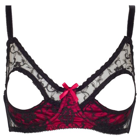 So Sexy Lingerie Tm Open Cup Peek A Boo Front Underwire Lace Bra Over