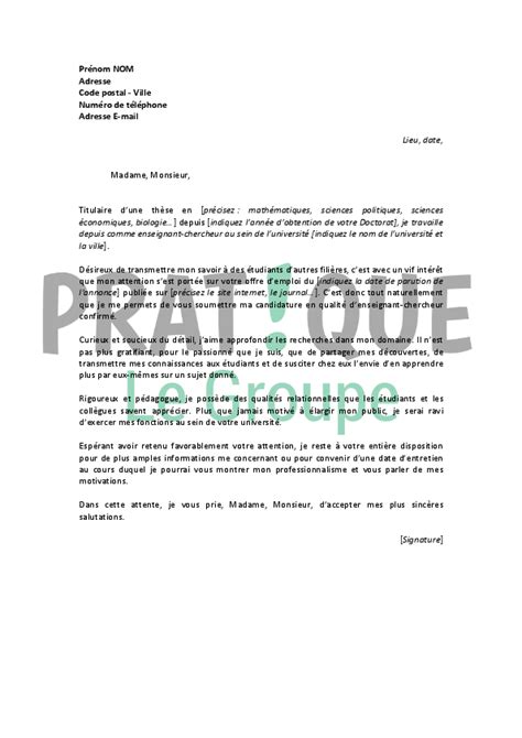 We did not find results for: Lettre de motivation pour doctorat - laboite-cv.fr