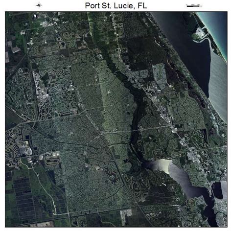 Aerial Photography Map Of Port St Lucie Fl Florida