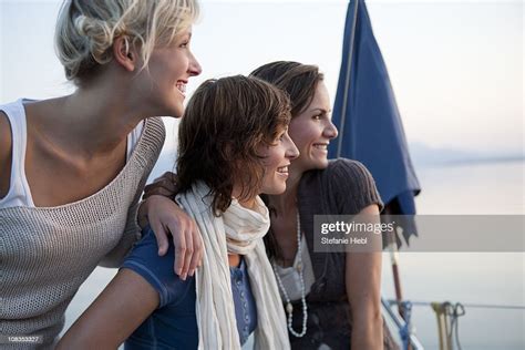 Girls On Boat High Res Stock Photo Getty Images