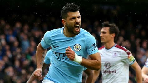 Sergio Aguero Equals Manchester Citys All Time Goalscoring Record