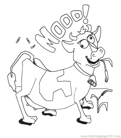 Baby Cow Coloring Pages At Free
