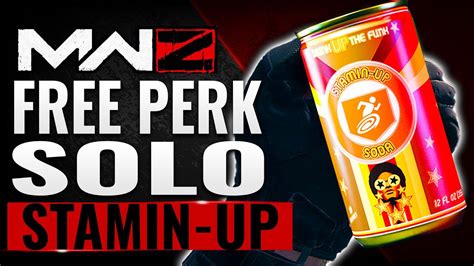 MWZ FREE STAMIN UP Perk Easter Egg MW ZOMBIES Solo Unlock All FREE PERKS YouTube