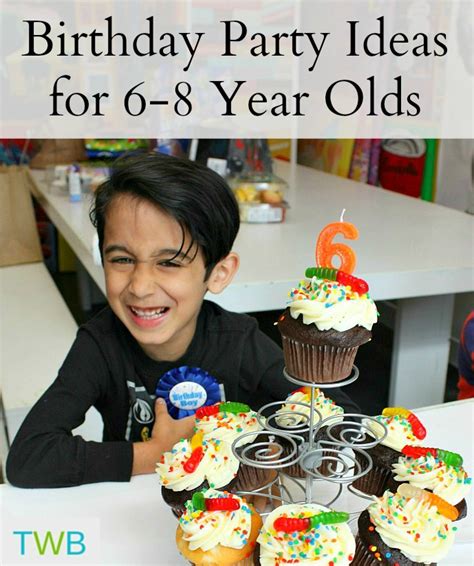 Birthday parties ideas can likewise differ depending upon the time of year, the environment in your area, and the kinds of activities your kids delight in doing. 5 Birthday Party Ideas for Your 6-8 Year Olds - The Write ...