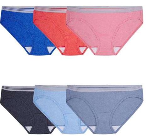 See Notefruit Of The Loom Womens Tag Free Cotton Hipster Panties