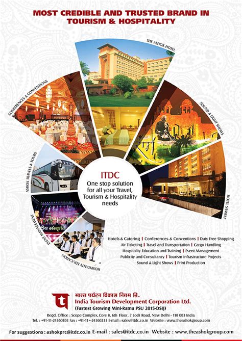 Ashoknaama 1 India Tourism Development Corporation The Ashok Group