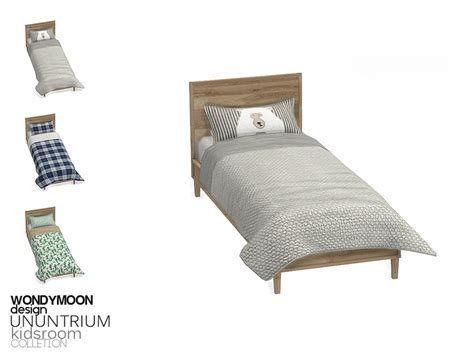 Sims 4 Ccs The Best Pallet Bed Frame And Mattress By