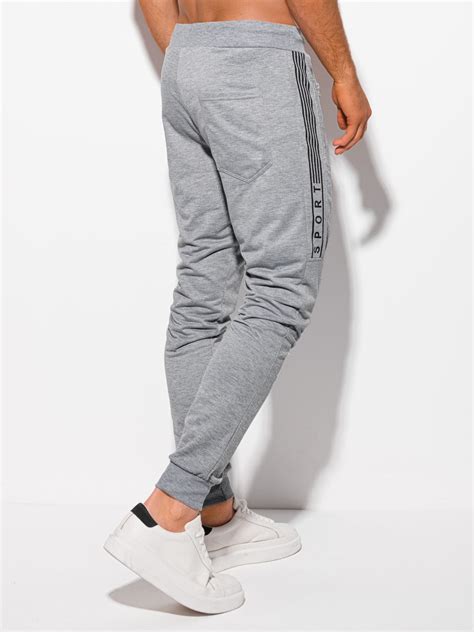 Mens Sweatpants P1239 Grey Modone Wholesale Clothing For Men