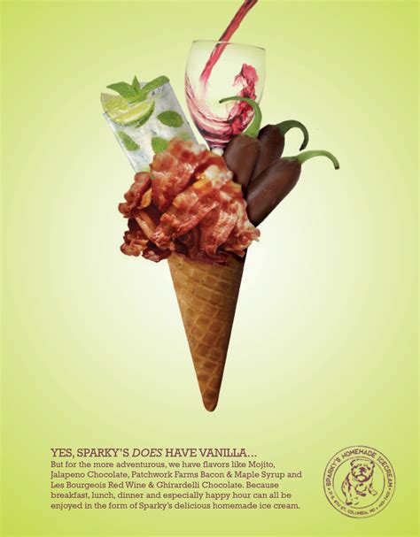 Sparky S Ice Cream Ad Campaign On Behance