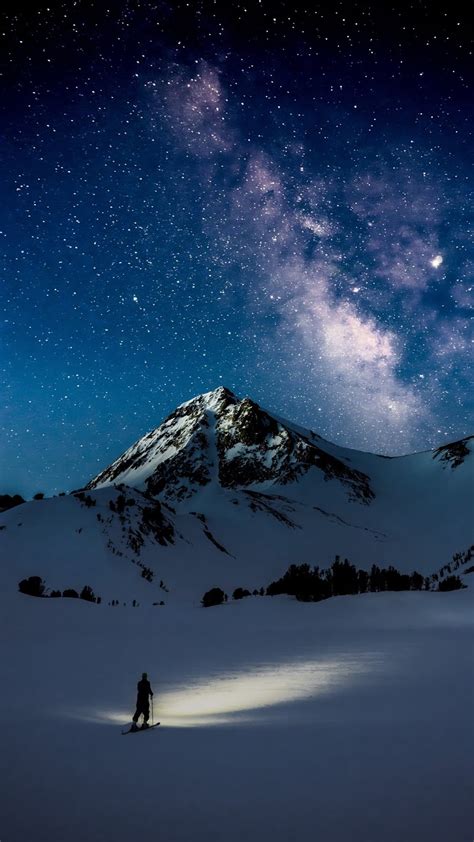 Starry Mountain Night
