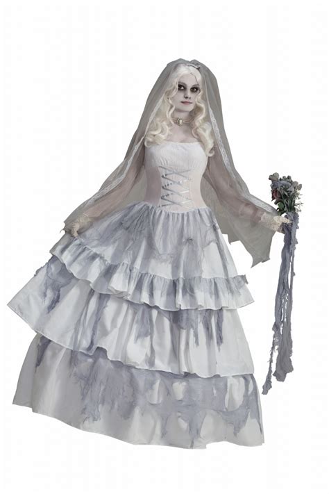 Victorian Ghost Bride Adult Costume Screamers Costumes