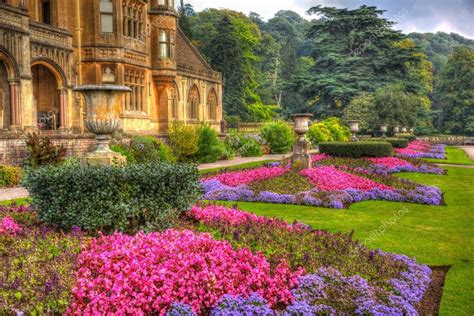 Beautiful Flower Gardens Tyntesfield House Near Wraxall North Somerset