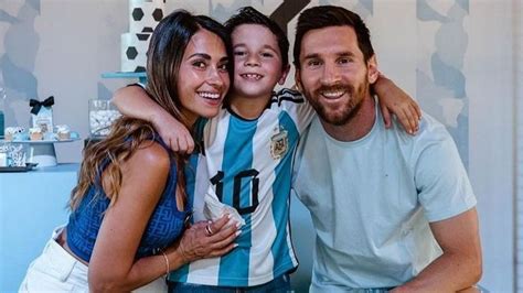 Lionel Messi Y Antonela Roccuzzo Celebraron Los 7 Años De Mateo Las Fotos