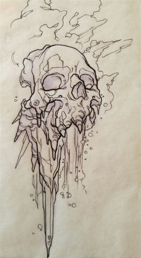 Imagenes De Calaveras Para Dibujar Dificiles Skulls Drawing Sketches