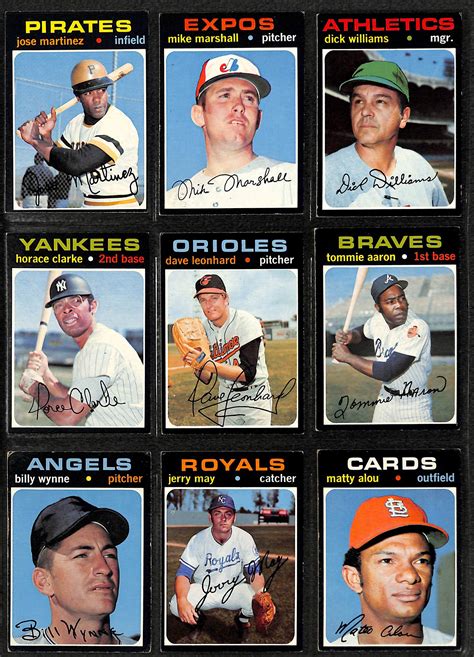 Lot Detail 1971 Topps Baseball Complete Card Set