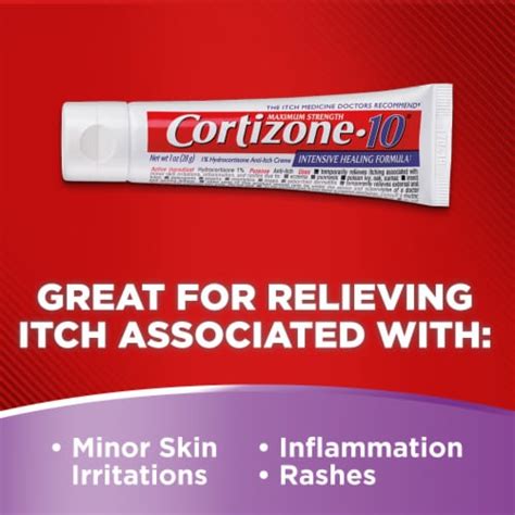 Cortizone 10 Intensive Healing Anti Itch Creme 1 Oz Ralphs