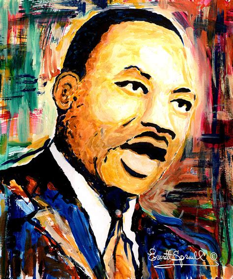 Dr Martin Luther King Jr Painting By Everett Spruill
