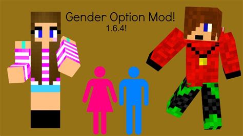 Minecraft Mod Showcase Female Gender Mod Youtube