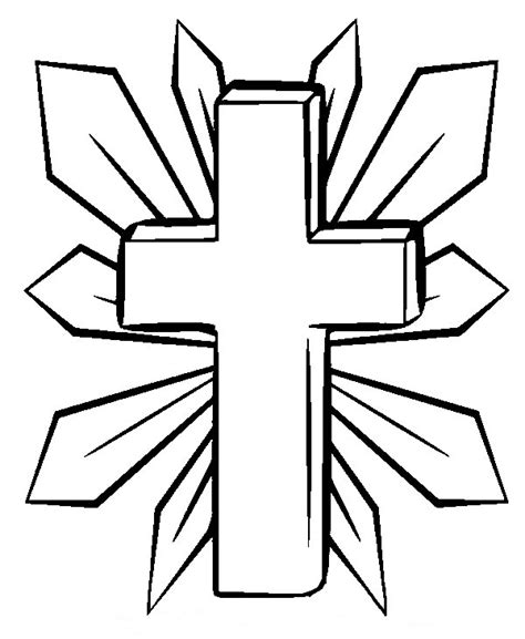 Printable Cross Coloring Pages Printable World Holiday