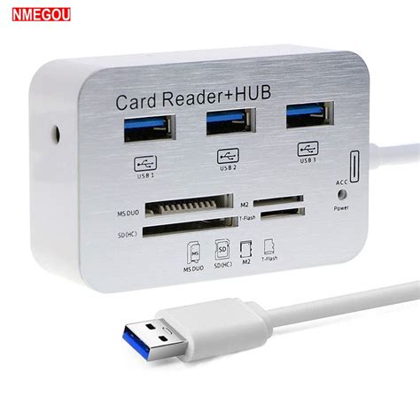 High Speed Multi 3 Port Usb 30 Hub Multiport Sd Tf Card Reader Usb
