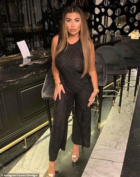 Lauren Goodger Flashes Her Midriff In A Chic Monochrome Ensemble As She Steps Out For Brunch