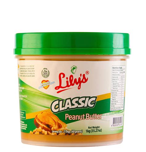 lily s classic peanut butter 2kg lily s peanut butter