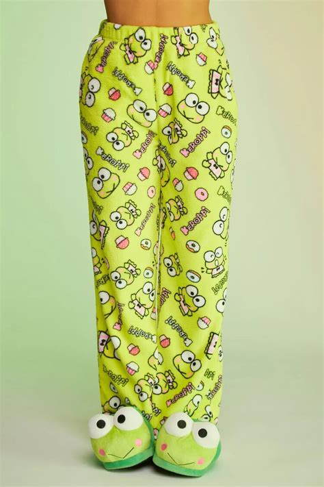 Hello Kitty And Friends Keroppi Pajama Pants Cute Pajama Sets Cute Pjs